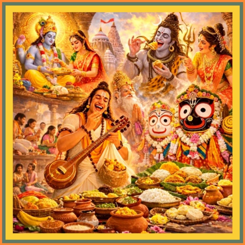 -:श्री जगन्नाथ पुरी महाभोग की कथा:-